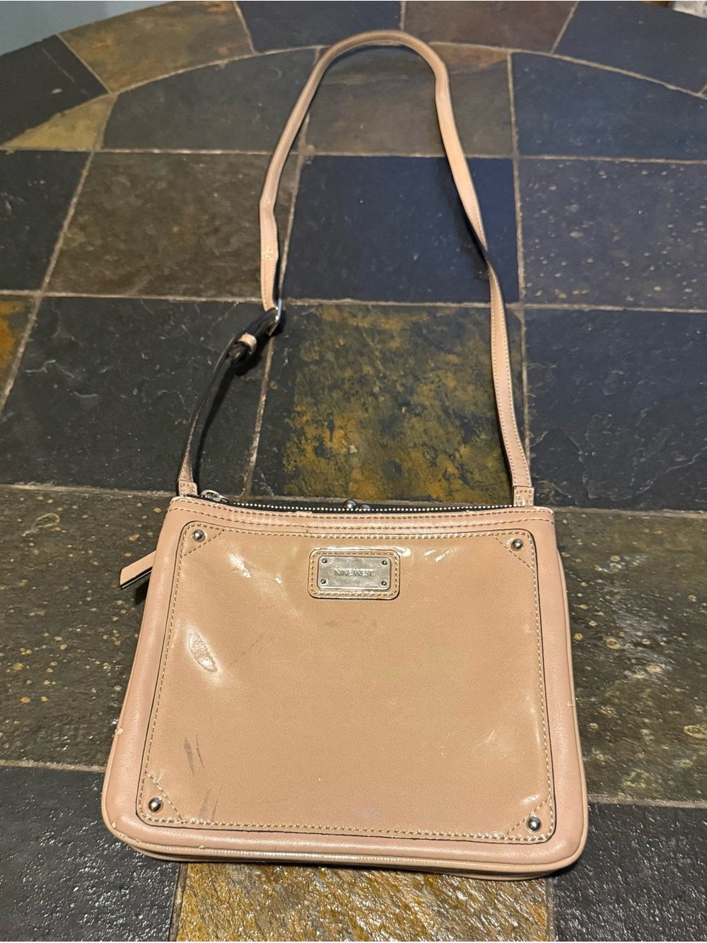 Nine West Blush Patent Crossbody Bag